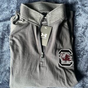 Under Armour University of South Carolina branded Men’s Q zip size medium black